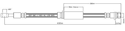 VBJ401 MOTAQUIP Тормозной шланг