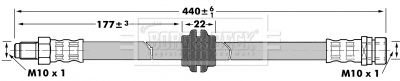 BBH6977 BORG & BECK Тормозной шланг