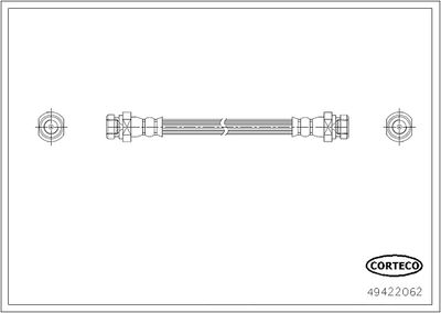 49422062 CORTECO Тормозной шланг