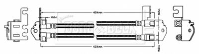 BBH8762 BORG & BECK Тормозной шланг