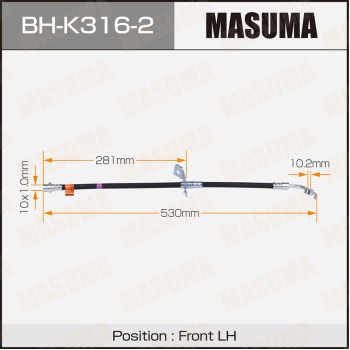 BHK3162 MASUMA Тормозной шланг