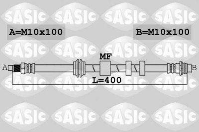 6606168 SASIC Тормозной шланг