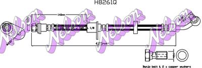 H8261Q KAWE Тормозной шланг