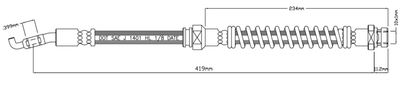 VBJ296 MOTAQUIP Тормозной шланг