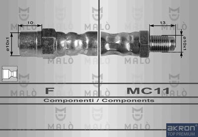 8036 AKRON-MALÒ Тормозной шланг