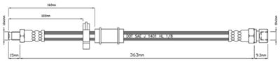 VBH853 MOTAQUIP Тормозной шланг