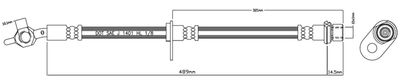 VBH1120 MOTAQUIP Тормозной шланг