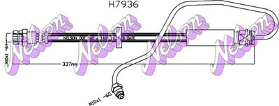 H7936 KAWE Тормозной шланг