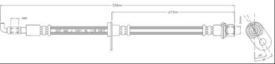 VBH1207 MOTAQUIP Тормозной шланг