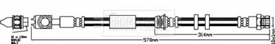 BBH7960 BORG & BECK Тормозной шланг