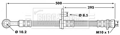 BBH6695 BORG & BECK Тормозной шланг