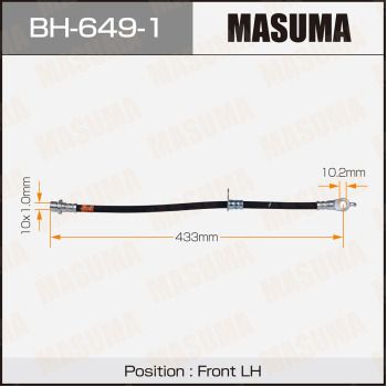 BH6491 MASUMA Тормозной шланг