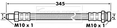 BBH7521 BORG & BECK Тормозной шланг