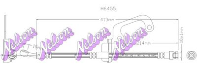 H6455 KAWE Тормозной шланг