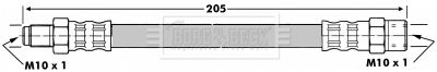 BBH6894 BORG & BECK Тормозной шланг