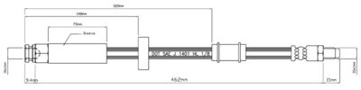 VBJ204 MOTAQUIP Тормозной шланг