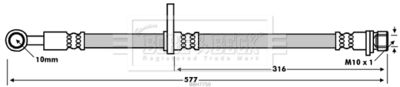 BBH7750 BORG & BECK Тормозной шланг