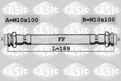 6606028 SASIC Тормозной шланг