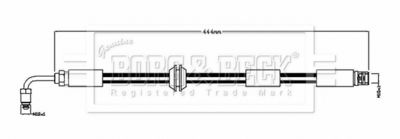 BBH8890 BORG & BECK Тормозной шланг