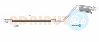 1012031 ADRIAUTO Тормозной шланг
