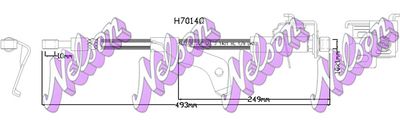 H7014Q KAWE Тормозной шланг