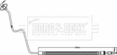 BBH8493 BORG & BECK Тормозной шланг