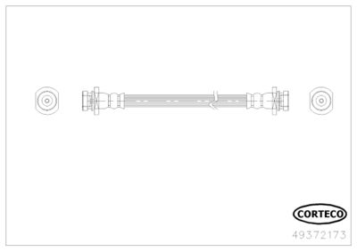 49372173 CORTECO Тормозной шланг