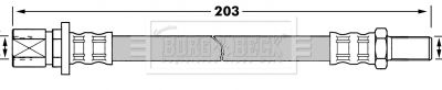 BBH7224 BORG & BECK Тормозной шланг