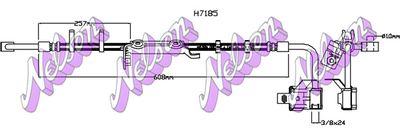 H7185 KAWE Тормозной шланг