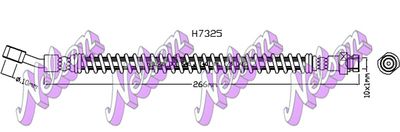 H7325 KAWE Тормозной шланг