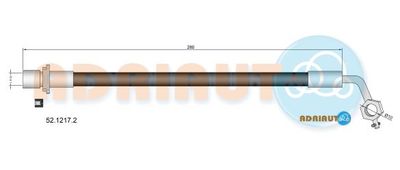 5212172 ADRIAUTO Тормозной шланг