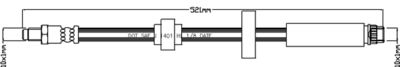 JBH1290 JURATEK Тормозной шланг