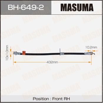 BH6492 MASUMA Тормозной шланг