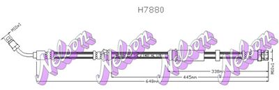 H7880 KAWE Тормозной шланг