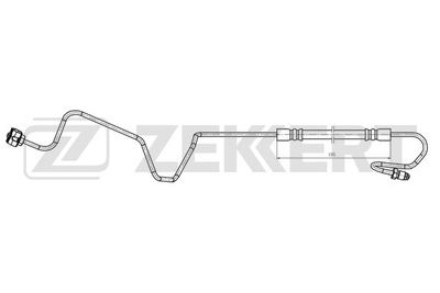 BS9513 ZEKKERT Тормозной шланг