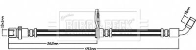 BBH8081 BORG & BECK Тормозной шланг