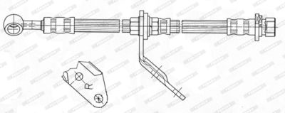 FHY3304 FERODO Тормозной шланг