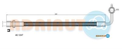 461247 ADRIAUTO Тормозной шланг