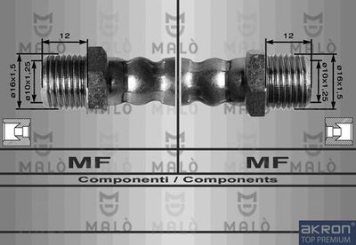 8021 AKRON-MALÒ Тормозной шланг