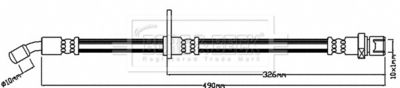 BBH8249 BORG & BECK Тормозной шланг