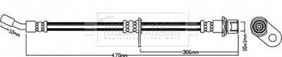 BBH8441 BORG & BECK Тормозной шланг