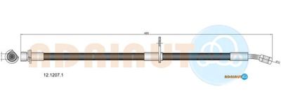 1212071 ADRIAUTO Тормозной шланг