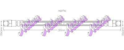 H1076 KAWE Тормозной шланг