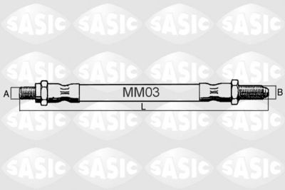 SBH6344 SASIC Тормозной шланг