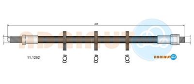 111262 ADRIAUTO Тормозной шланг