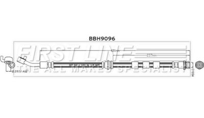 BBH9096 FIRST LINE Тормозной шланг