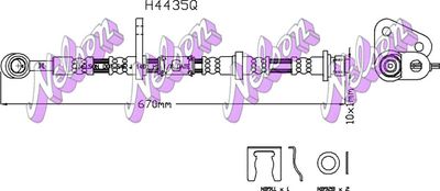 H4435Q KAWE Тормозной шланг