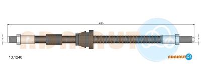 131240 ADRIAUTO Тормозной шланг