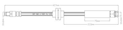 LVBH1604 MOTAQUIP Тормозной шланг