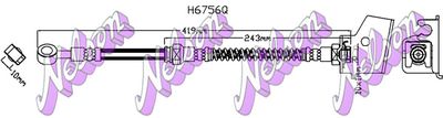 H6756Q KAWE Тормозной шланг